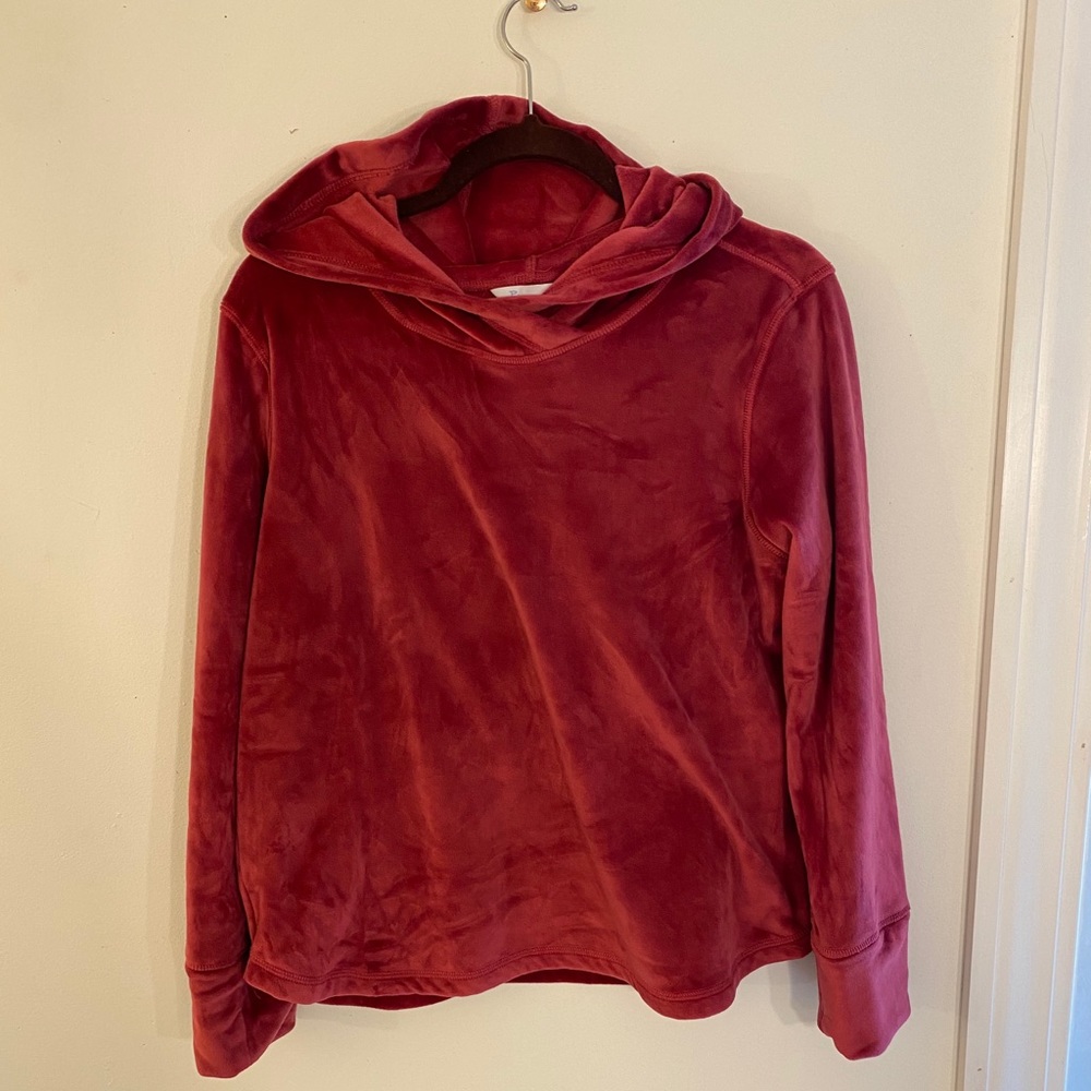 Pajamagram Velvet Sweatshirt - Maroon